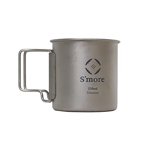 

S more Titanium Mug, Single Wall Titanium Mug, SMOrsUT001Ma (220ml)