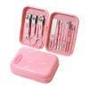 Nail Scissors Nail Clippers Set Home Portable Nail Clippers Stainless Steel Beauty Set Creative Ice Cream