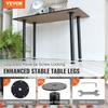 711.2MM Adjustable Desk Legs, Reinforced Steel Office Table Furniture Legs Set of 4 for DIY, 544.3KG Load Capacity Heavy Duty Desk Legs, Quick