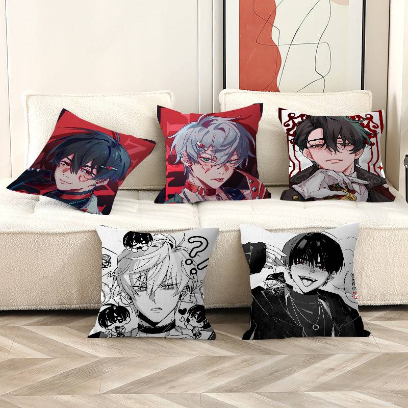 Anime Alien Stage Ivan Till Maple Design Cushion Cover Happy Autumn Harvest decor Holiday Decorati Pillow Cover