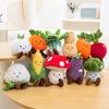 Simulated Ecological Vegetable Plush Toy Amusement Park Activity Ornaments Eggplant Lotus Root Children's Doll Corn