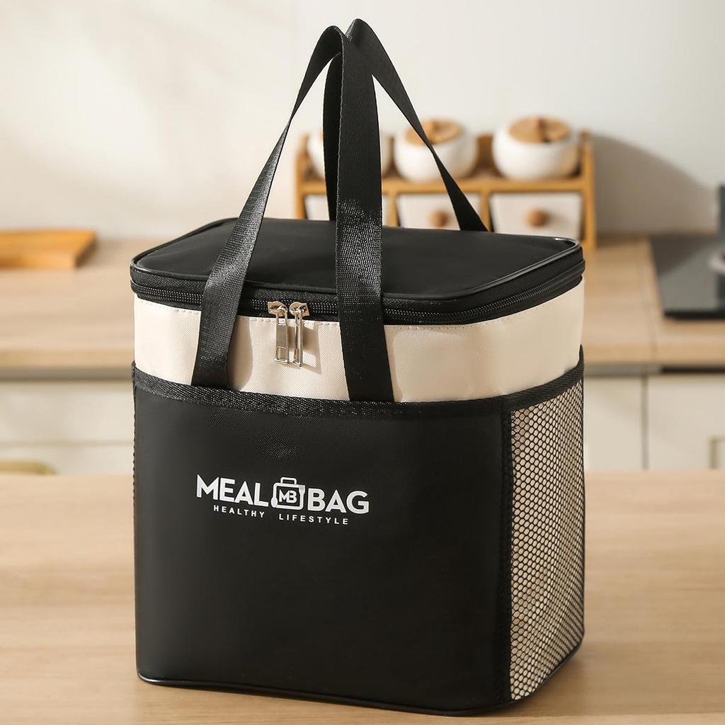 Insulated Waterproof Bento Lunch Bag for Work & School