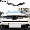Front Center Grille Grill Cover Trim For Toyota C-HR CHR 2016 2017 2018  Chrome Car Head Upper Grills Frame Trim Accessories