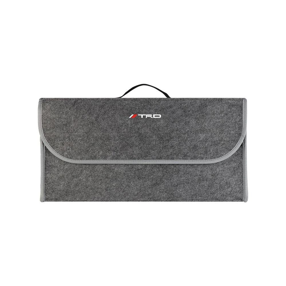 Car Soft Felt Storage Bag Organizer Cars Foldable Trunk Bag For Toyota C-hr Prado Rav4 Yaris Hilux Prius Avensis Corolla Camry