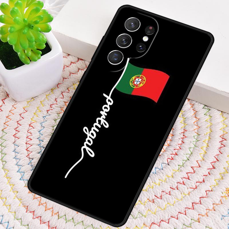 Portugal National Flag TPU Phone Case For Samsung Galaxy Note 10 Pro S26 S25 S24 S23 S22 Ultra Plus S21 FE S20 Shockproof Cover
