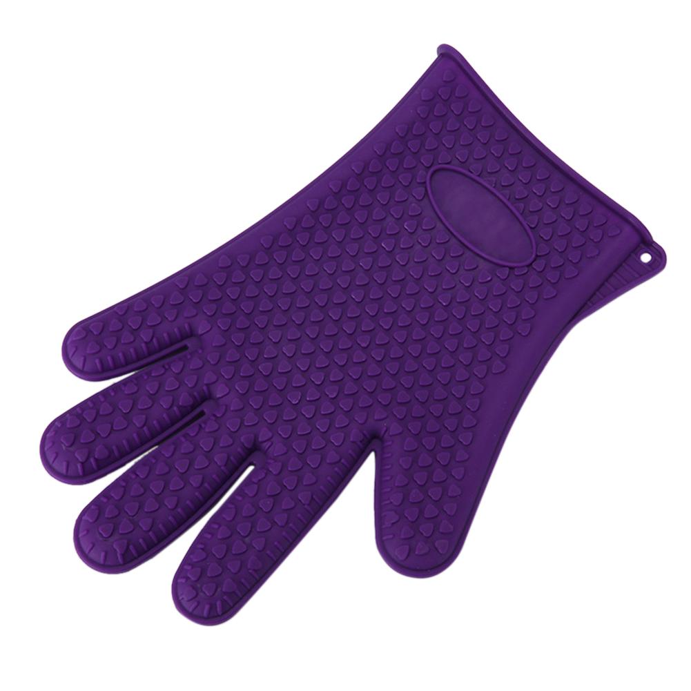 1PC Heat Resistant Microwave Oven Silicone Glove for Baking Kitchen Cleaning