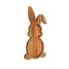 Sturdy Wood Rabbit Serving Tray Featuring Lovely Easter Rabbit Designs Ideal for Kitchen Storage and Food Presentation
