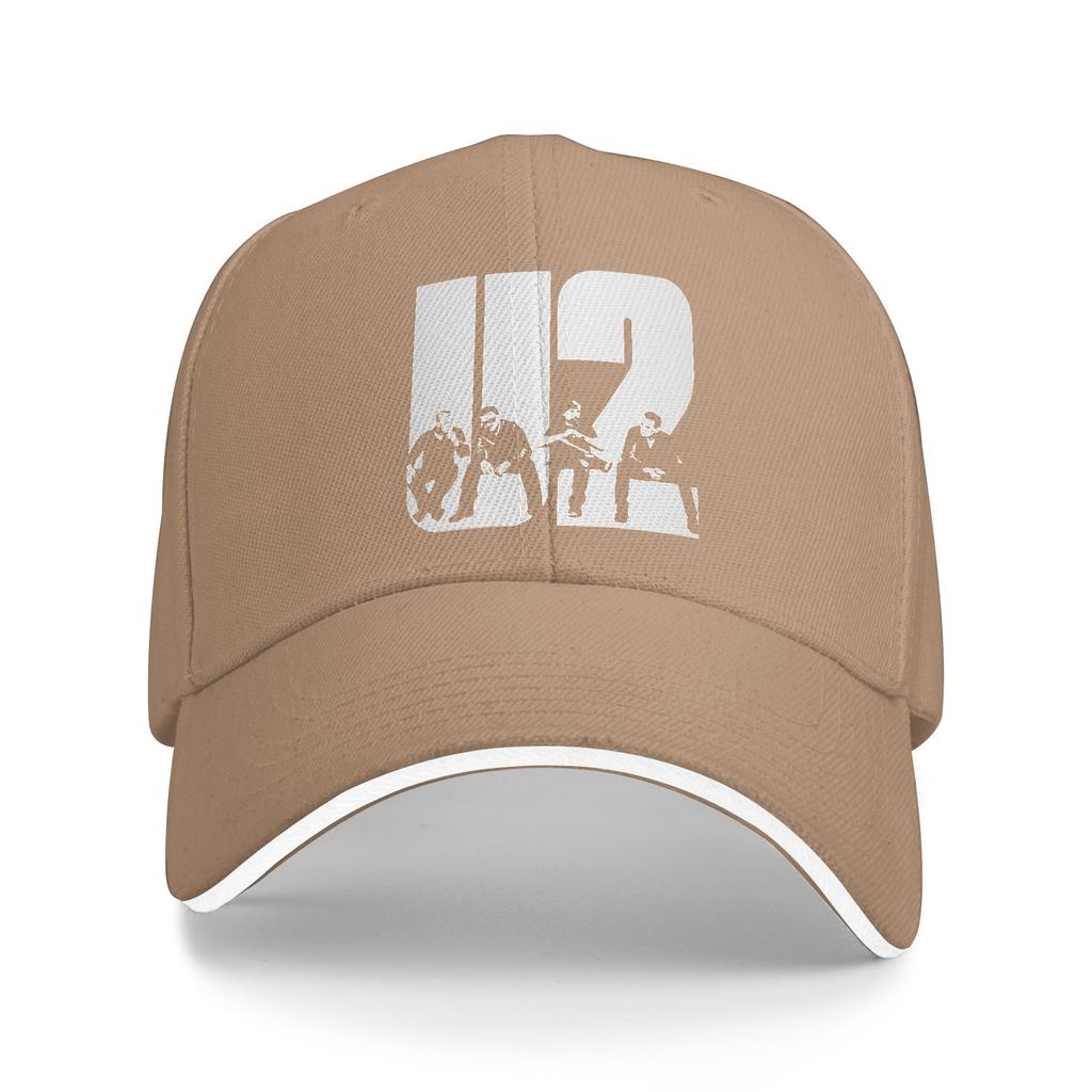U2 Rock Band Sun Baseball Cap Summer Fitted Retro Hip Hop Hats For Couple Women Hunting Camping Snapback Cap