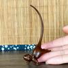 Miniatura de Rato de Cauda Longa Estilo Chinês Pet de Chá Vintage Ornamento de Rato de Cobre Puro Acessórios de Decoração para Casa