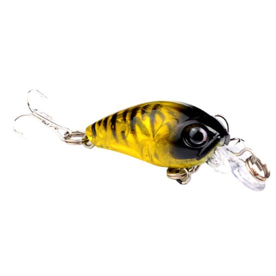 4,5 cm künstliche Angeln lebensechte Köder Crankbait Wobbler Fisch schwimmen Köder Tackle
