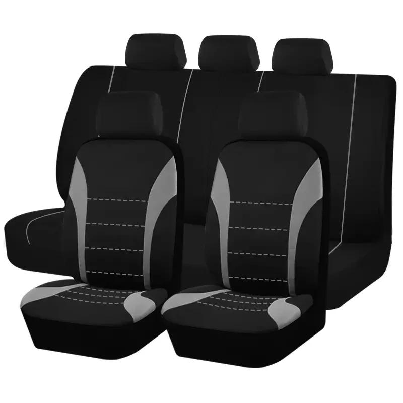 Four Season Universal Car  Front/Rear Seat Cover Polyester Fabric Protect Seat Covers Safe Truck Van SUV Seat Protecto Accessory