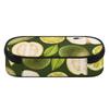 Pencil Pouch Structured Design 300D Polyester Smooth Zipper with Mesh Storage Layer Removable Divider and Pen Holders for Students
