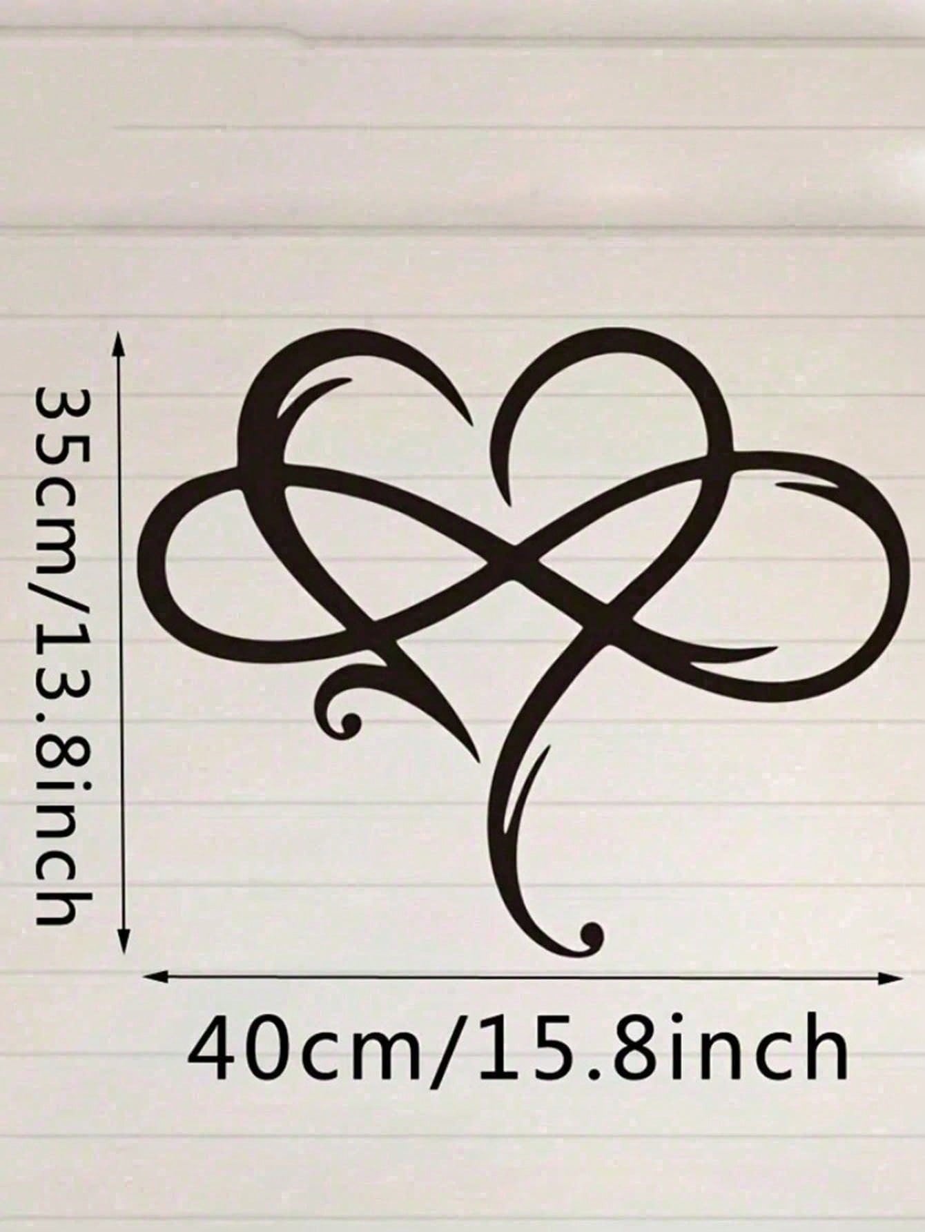 Готическое Сердце Металлическое Настенное Искусство Темный Романтизм Бесконечность Декор Хэллоуин Рождественский Подарок разноцветный