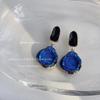 Blue Galaxy 925 Sterling Silver Earrings with 14K Gold Plating – Elegant, Fashionable, Versatile for Women