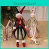 Christmas Elf Decor Plush Fabric Ornaments For Holiday Tree And Hotel Window Display