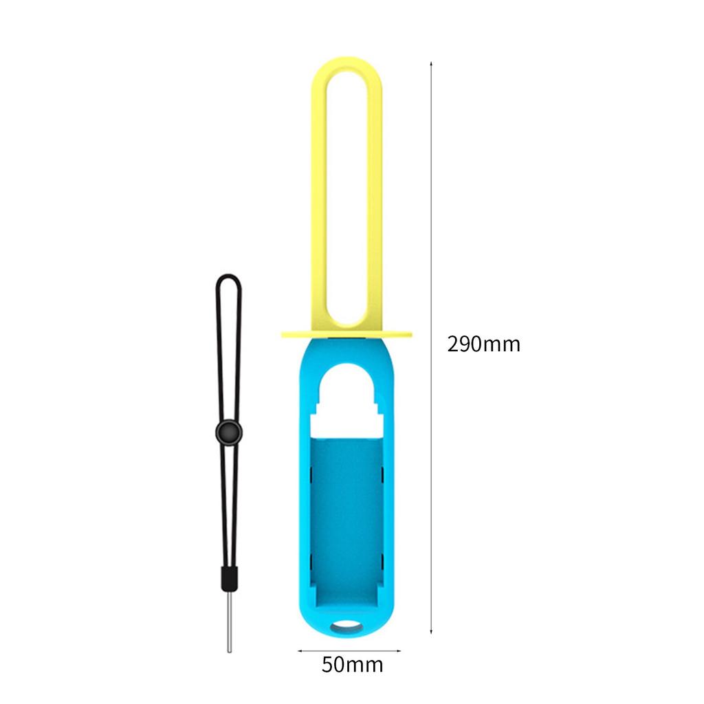 2Pcs Game Grips Handle Control Comfortable Grip with Wristband Enhance Gaming Experience Adjustable Hand Strap Game Lightsaber for Switch Joy-con