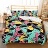 3D Digital Shark Duvet Cover Set With Pillowcase Bedding Set Single Double Twin Full Queen King Size Bed Set For Bedroom Decor