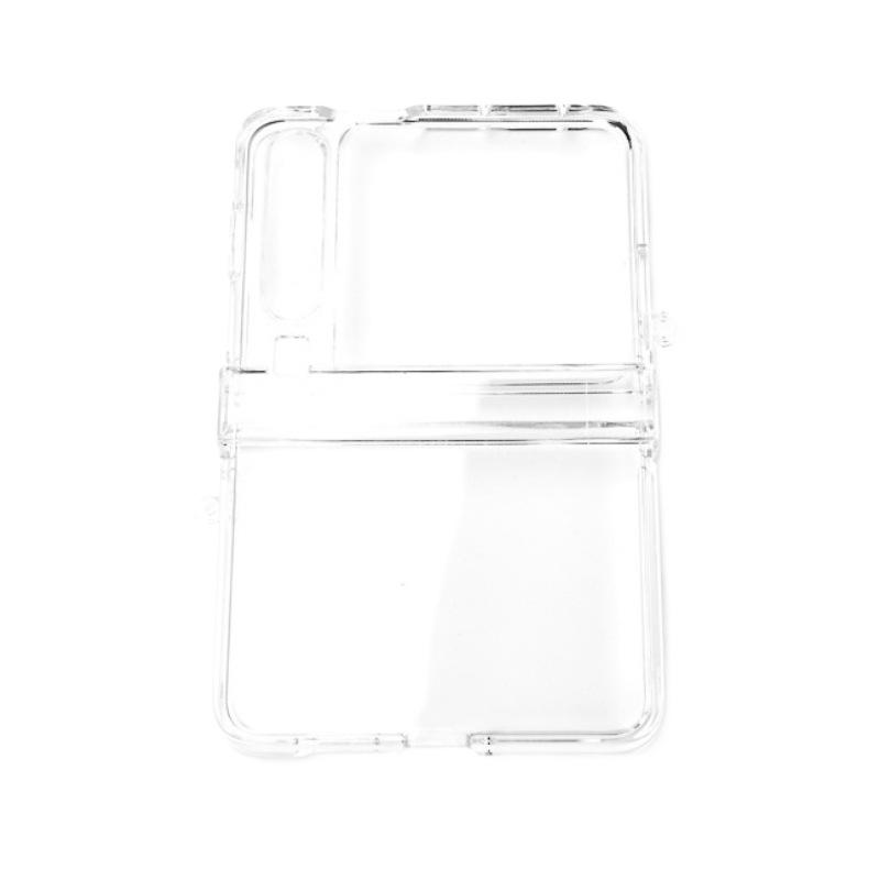 Applicable to Huawei PuraX mobile phone case folding screen smooth surface with side hanging ear hinge ultra-thin transparent anti-drop hard case
