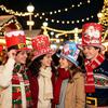 Festive Christmas Bucket Hats Funny Xmas Photo Hat Fashion Santa Claus Hat  Winter