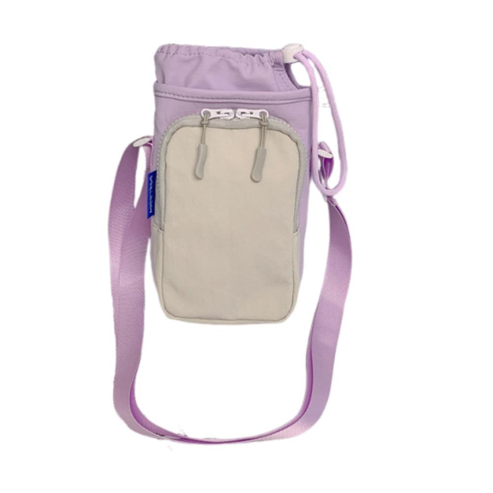 Lightweight Water Bottle Bag Dopamine Style Thermal Mugs Shoulder Bag  Sports