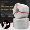 Lurong White Three-Strand Marine & Safety Rope