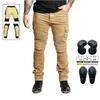 Kevlar Motorrad Reithosen Herren Damen Retro Khaki Sturzsichere Bikerhosen Mit Schützpolstern