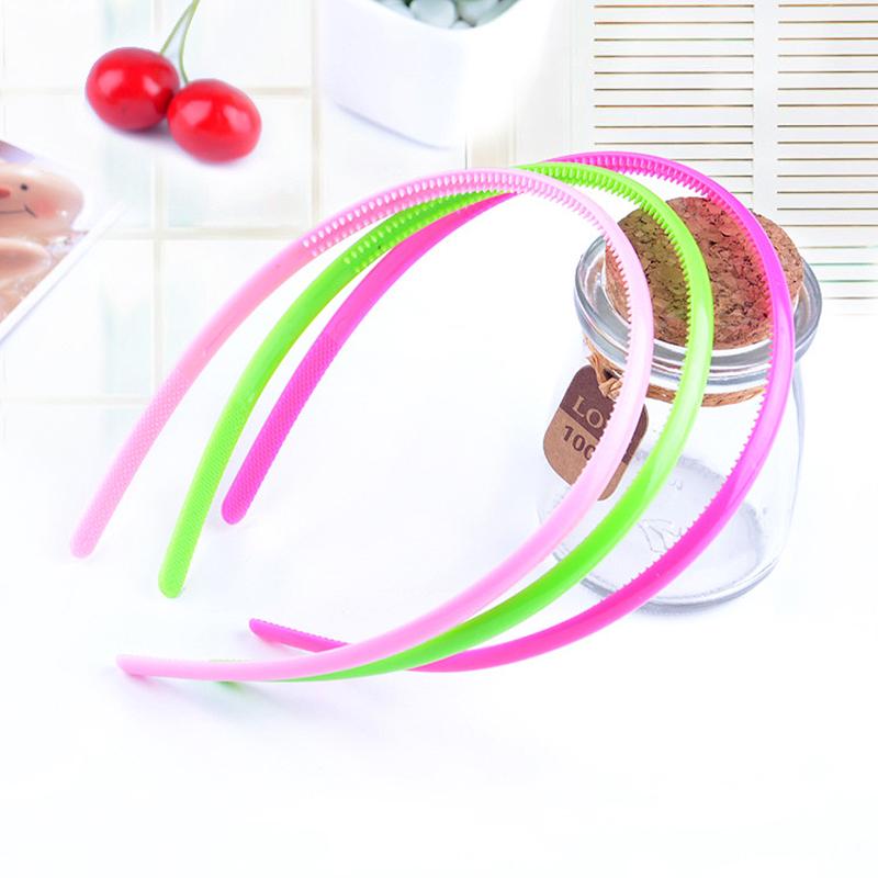 1PC Fashion New Women Candy Color Thin Plastic Headband Non-Slip Resin Hair Hoop 1PC Fashion New Women Candy Color Thin Plastic Headband Non-Slip Resin Hair Hoop