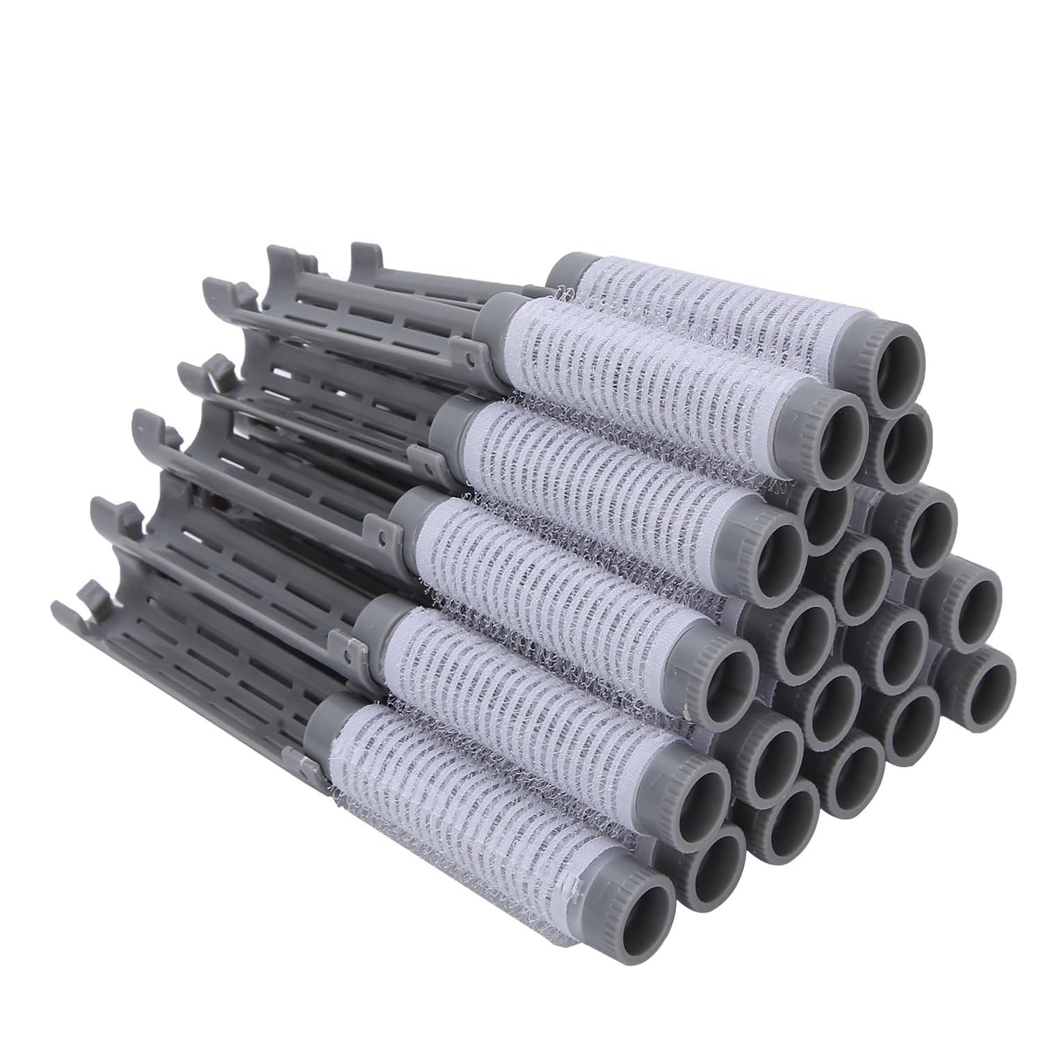 20pcs Hair Perm Rods, Perming Rod, Hair Roller Curler, Household Salon Hairdressing Tool Kit(03) 20PCS серый