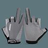 Summer Non-Slip, Cut-Resistant, Three-Fingerless Fishing Gloves for Lure & Rock Fishing