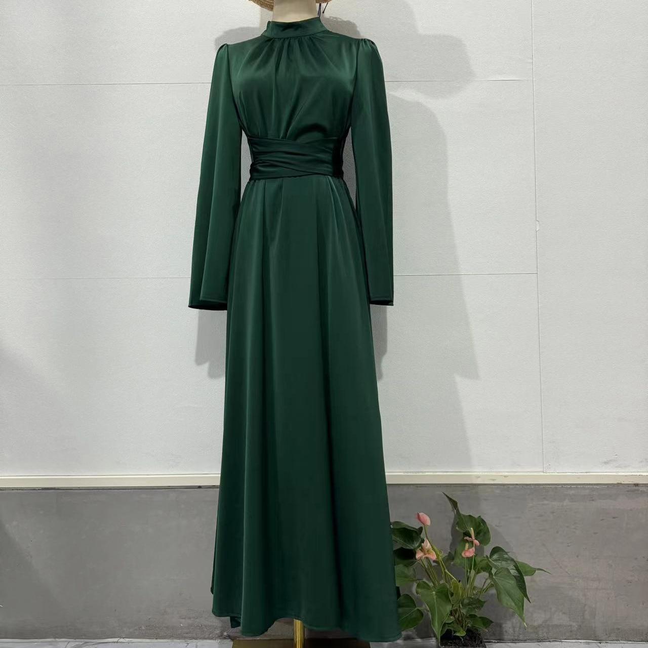 

GMXIA Осеннее утягивающее талию обтягивающее однотонное платье с длинным рукавом длинное платье-дизайн для женщин XXL