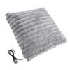 USB Heating Plush Pillow Electric USB Heating Pad Chair Sofa Pillow 5V Heated Back Waist Support Pillow for Home Office