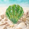 Classic Rhinestone Shell Brooches for Women Unisex Enamel Ocean Pins Friend Event Party New Gifts Jewelry Decoration Accessories