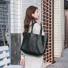 Women's Top - Grain Leather Handbag - Versatile, Spacious and Casual Shoulder Bag Versatile Genuine Leather Work Tote