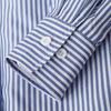 Frühling Sommer Damen Blusen Shirts Lady Casual Langarm Turn-down Blau Streifen Tops