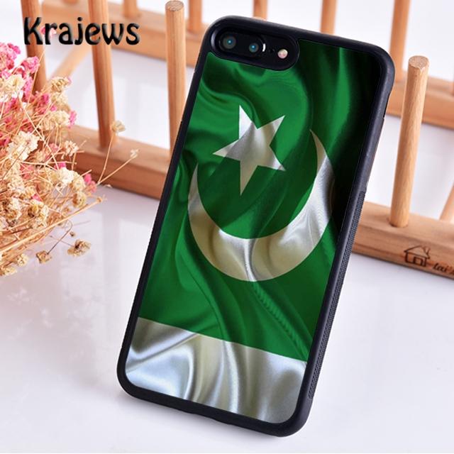 Krajews Pakistan Nationalflagge Telefonhülle Abdeckung für iPhone 14 5 6s 7 8 plus X XR XS 11 12 13 pro max Samsung Galaxy S21 S22ultra