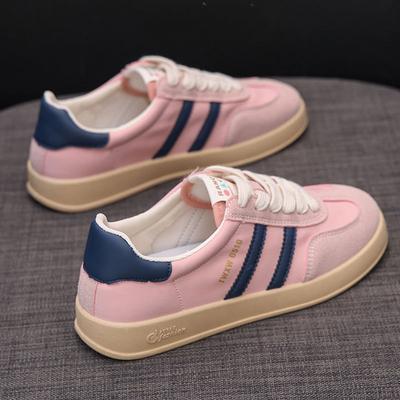 Leather Breathable Summer Moral Training Shoes Women's Flat Forrest Gump Shoes New Little White Shoes Casual Board Shoes