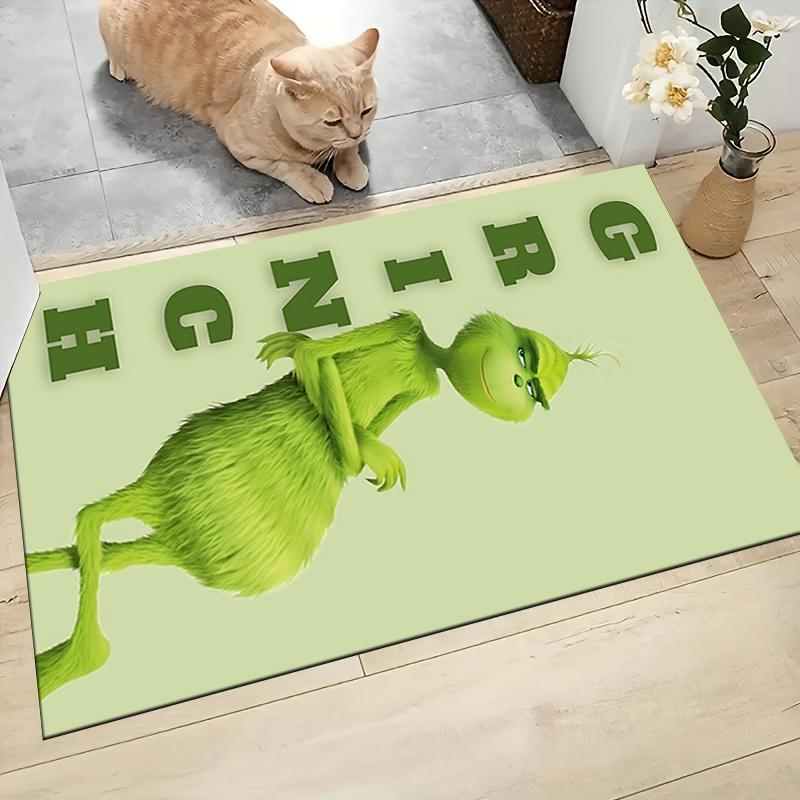 Grinch Christmas Story Carpet Rug Soft Washable Antislip Home Living Room Sofa Mats Personalized Christmas Rug