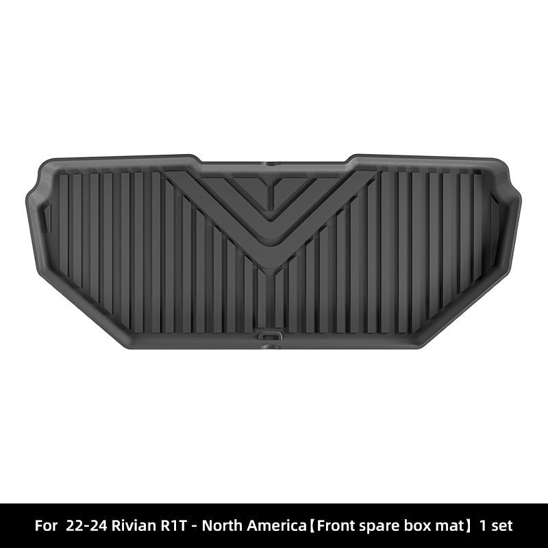 Custom Fit Dirt-Resistant TPE Floor Mats for 2022-2024 Rivian R1T
