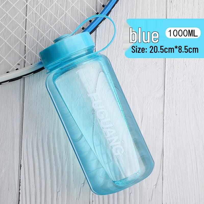 FUGUANG Portable Borosilicate Glass Sports Water Bottle