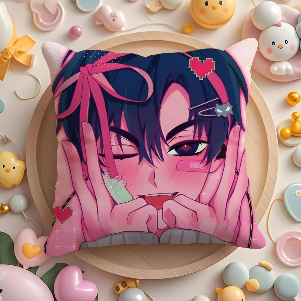 Alien Anime S-Stage Cushion Cover Home & Car Multi-Scene Pillow Cover - Reversible, Soft & Durable for Daily Use