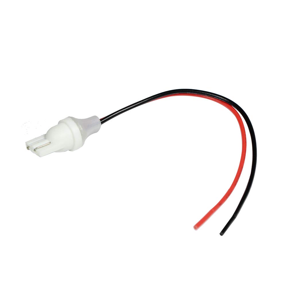 HUIQIAODS T10 Socket, Repair, Expansion, Processing, Parts, Position, Headlight, Tail Lamp, LED Socket (Set of 2)