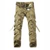 Cargo Pants Men Casual Work Daily Men Loose Pants Multi Pockets Solid Mens Pants