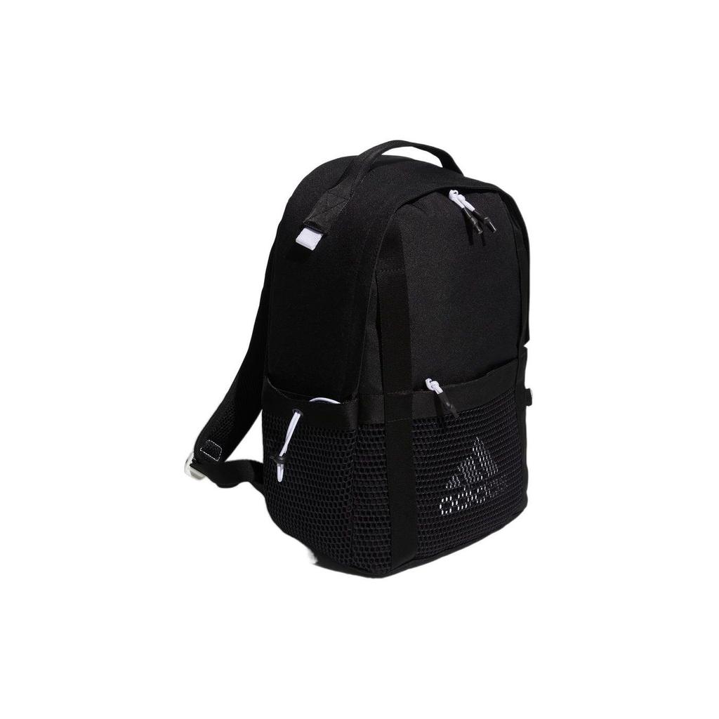 adidas Sports Casual Logo Zipper Adjustable Shoulder Strap Backpack Unisex Backpack Black HE2693