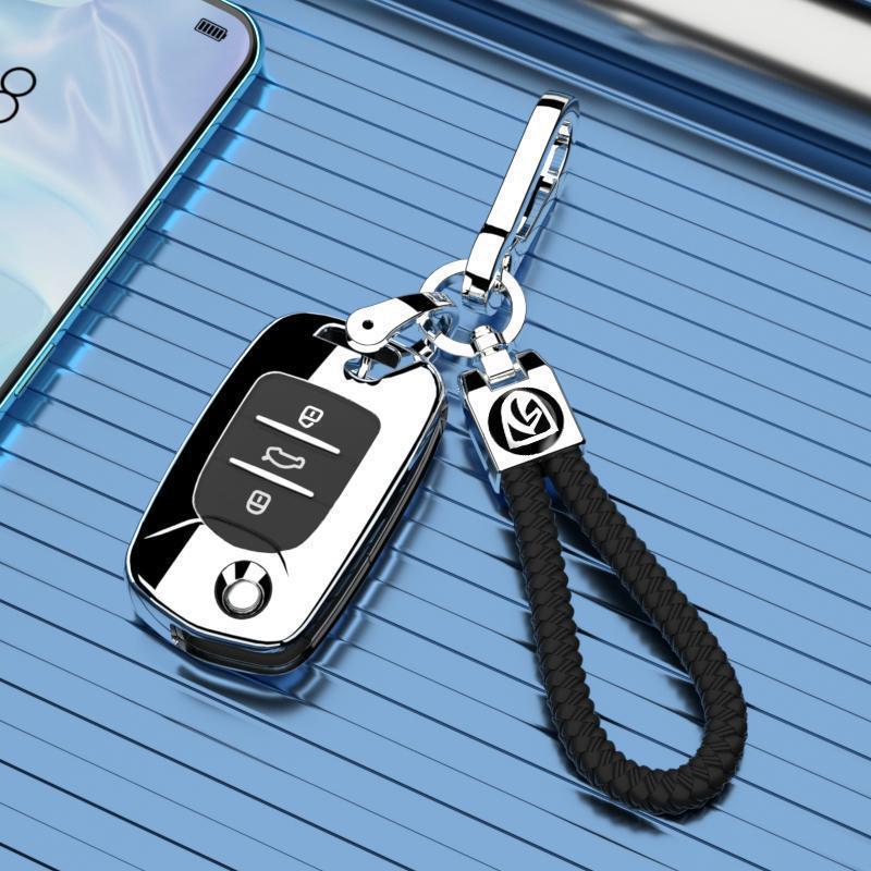 Baojun 610 Key Case: Premium Unisex Car Buckle Folding Remote Protective Shell for Model 14