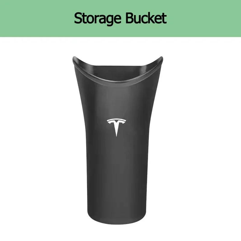 

Car Sticker 2025 New Tesla Car Logo Portable Umbrella Storage Bucket Tools Semi-automatic Umbrellas for Tesla Model S ModelX Mod