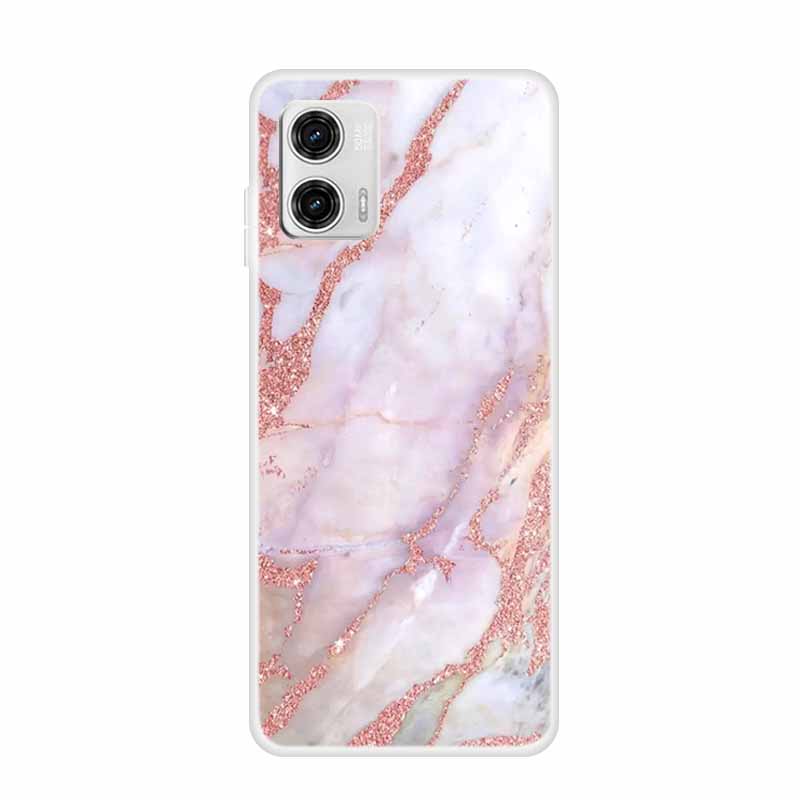 For Moto G73 5G Case E13 G72 Soft Silicone Marble Clear Phone Cover for Motorola MOTO G72 MotoE13 E 13 TPU Coque Capas G73 5G
