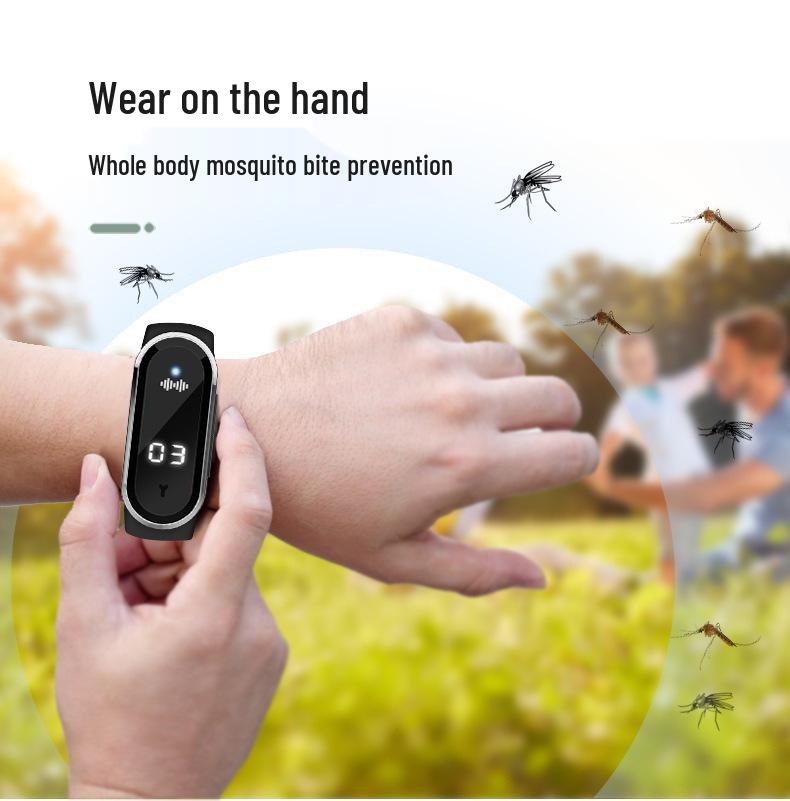 Portable Bionic Mosquito Repellent Watch & Thermometer for Kids