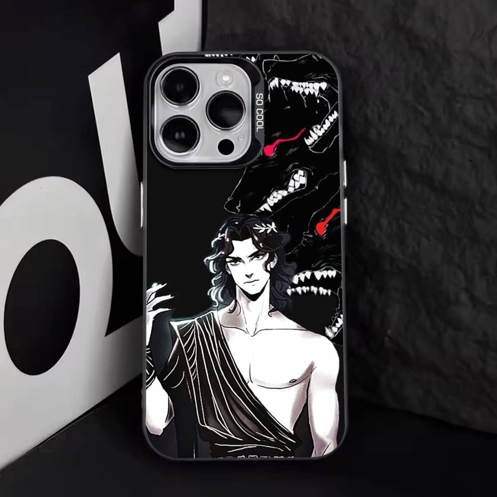 Hades   Phone Case For iPhone 17,16,15,14,13,12,11 Plus,Pro Max,XS,Colored Silver Plated Inside Cover