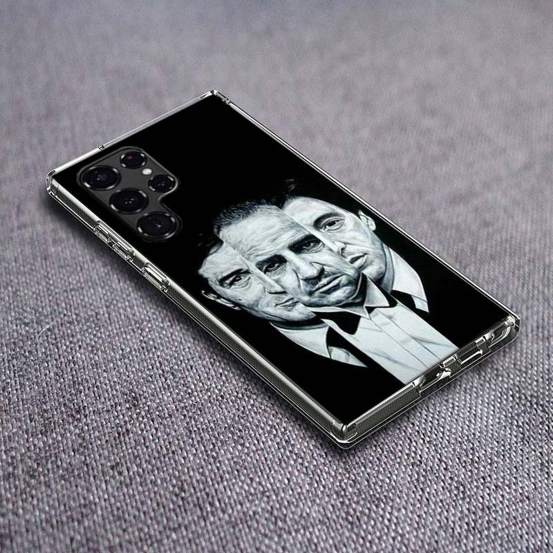 --The Godfather Phone Case For Samsung Galaxy S24 S23 S21 S20 FE S22 S26 Ultra S25 Edge S10 Plus Cover Clear TPU Capa Shell Coqu