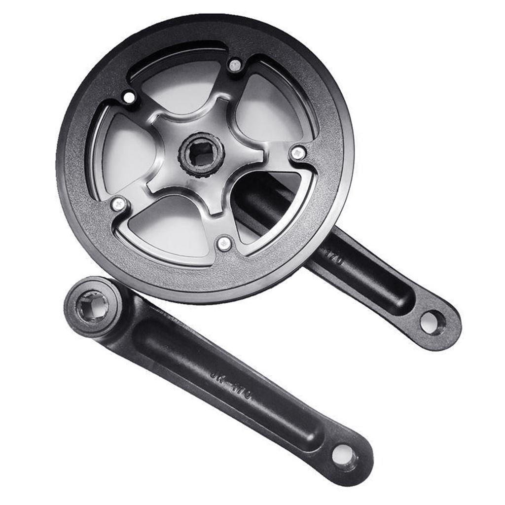Road Bike Chainwheel Crankset 52T/48T/40T Aluminum Alloy Crank Chainwheel Folding Bike Chainring Replacement Parts